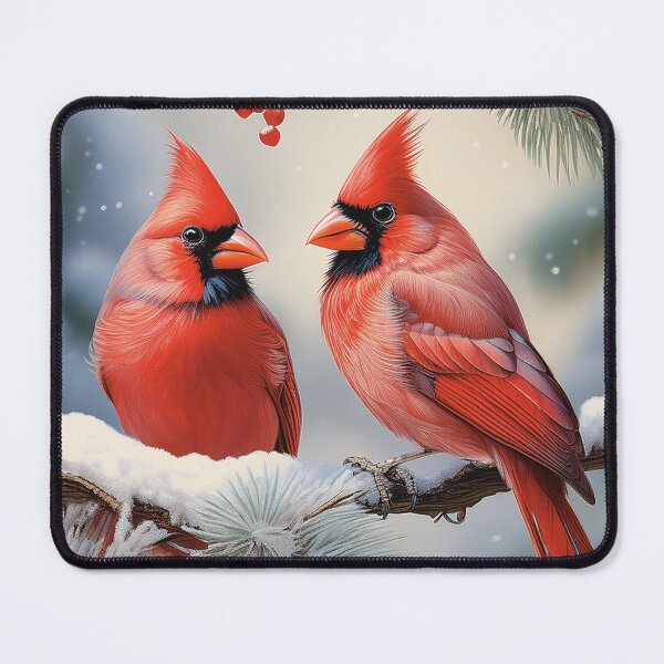 Item preview, Cardinal Birds in Snow Christmas designed and sold by CPDesign25.