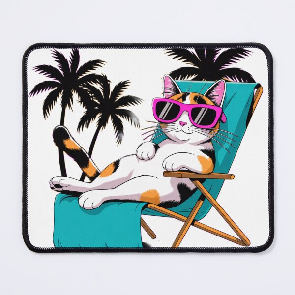 Item preview, Sassy Beach Cat designed and sold by InkWardrobe2023.