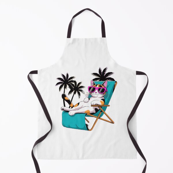 Item preview, Sassy Beach Cat designed and sold by InkWardrobe2023.