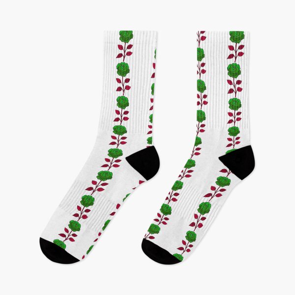 Artikelvorschau, Einzigartige grüne Rose mit roten Blättern entworfen und verkauft von Regal-Elegances.