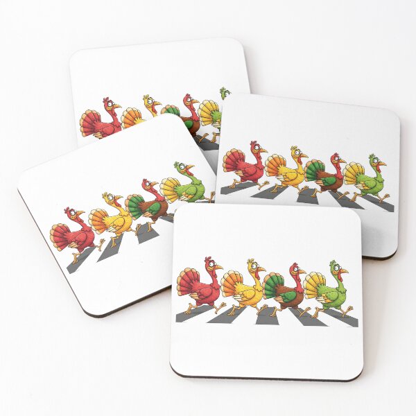 Item preview, Funny Thanksgiving Turkey Trot Abbey Road Parody designed and sold by xcloud01.