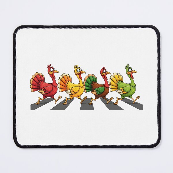 Item preview, Funny Thanksgiving Turkey Trot Abbey Road Parody designed and sold by xcloud01.