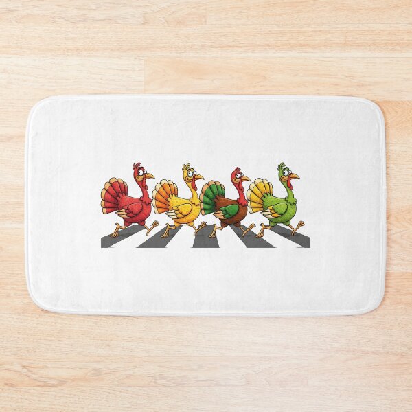 Item preview, Funny Thanksgiving Turkey Trot Abbey Road Parody designed and sold by xcloud01.