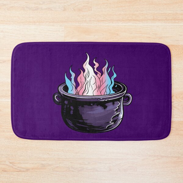 Item preview, Trans Pride Flag Witches Cauldron , Transgender Witchy Design designed and sold by Travelslightly.