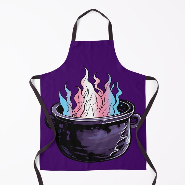 Item preview, Trans Pride Flag Witches Cauldron , Transgender Witchy Design designed and sold by Travelslightly.