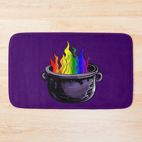 Item preview, LGBTQ Pride Flag Witches Cauldron , Subtle Rainbow Witchy Design designed and sold by Travelslightly.