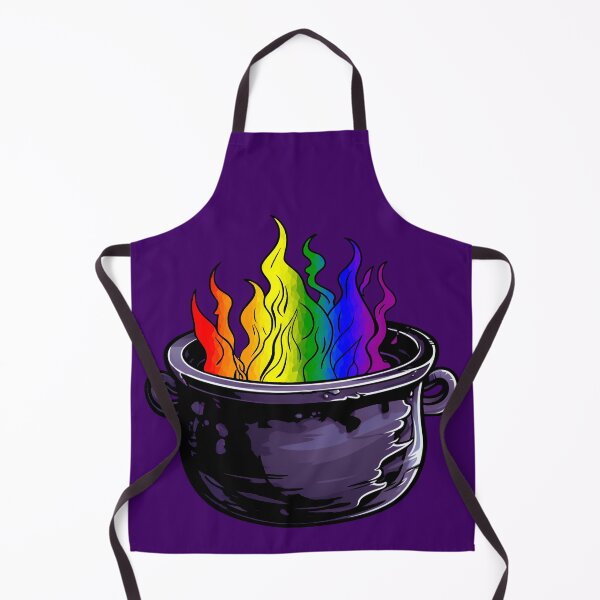 Item preview, LGBTQ Pride Flag Witches Cauldron , Subtle Rainbow Witchy Design designed and sold by Travelslightly.
