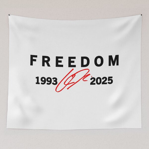 Item preview, Freedom Red Signature 1993-2025 Charlie Kirk Tribute designed and sold by JeyVel.