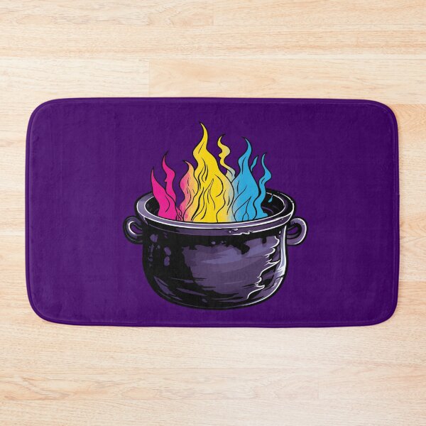 Item preview, Pansexual Pride Flag Witches Cauldron , Subtle Pan Witchy Design designed and sold by Travelslightly.