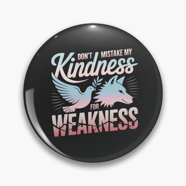 Item preview, Kindness Is Not Weakness Dove and Wolf designed and sold by Matos Products.