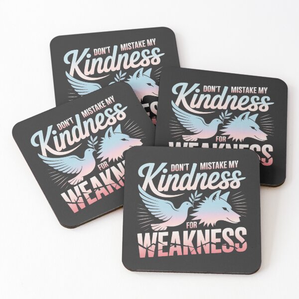 Item preview, Kindness Is Not Weakness Dove and Wolf designed and sold by Matos Products.