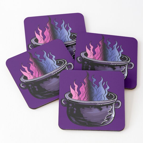 Item preview, Omnisexual Pride Flag Witches Cauldron , Subtle Omnisexual Witchy Design designed and sold by Travelslightly.
