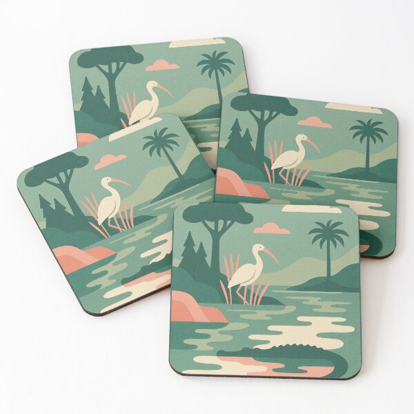 Item preview, Tropical Escape to the Everglades – Wild Nature & Vintage Design designed and sold by Pink & California.