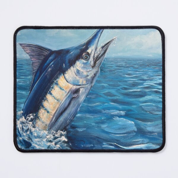 Item preview, Blue Marlin - Eye on the Prize designed and sold by Melissa  MacMichael Art + Design.