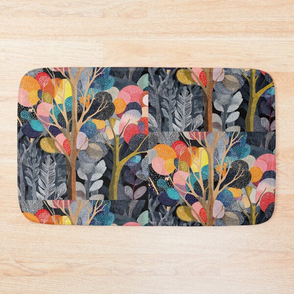Item preview, MAGICAL FOREST WALLPAPER PATTERN designed and sold by infinitearte.