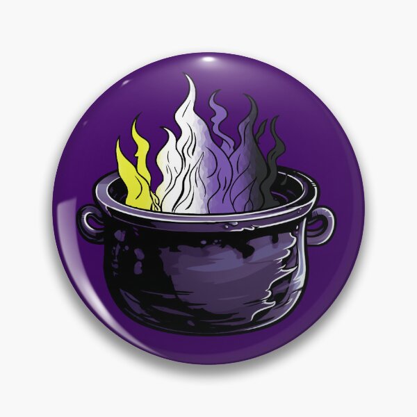 Item preview, Nonbinary Pride Flag Witches Cauldron , Subtle Enby Witchy Design designed and sold by Travelslightly.