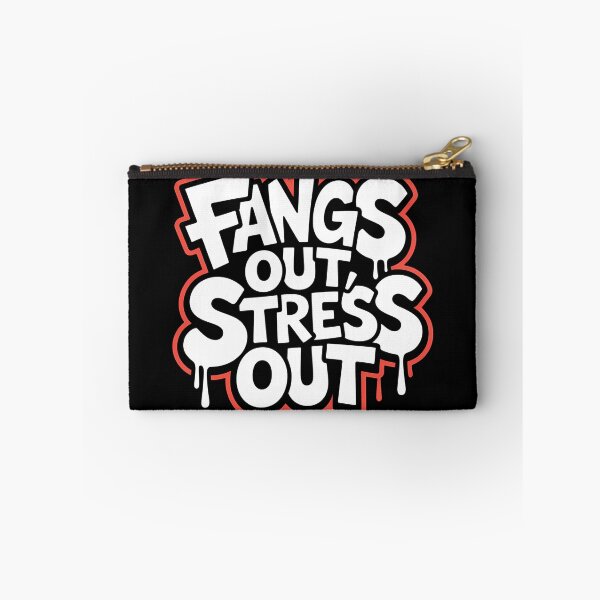 Item preview, Fangs Out Stress Out | Funny Vampire Halloween designed and sold by Haji  Kamora.