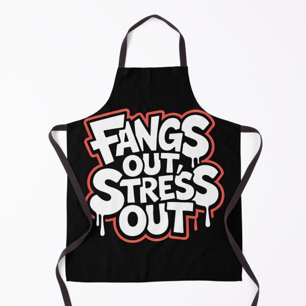 Item preview, Fangs Out Stress Out | Funny Vampire Halloween designed and sold by Haji  Kamora.