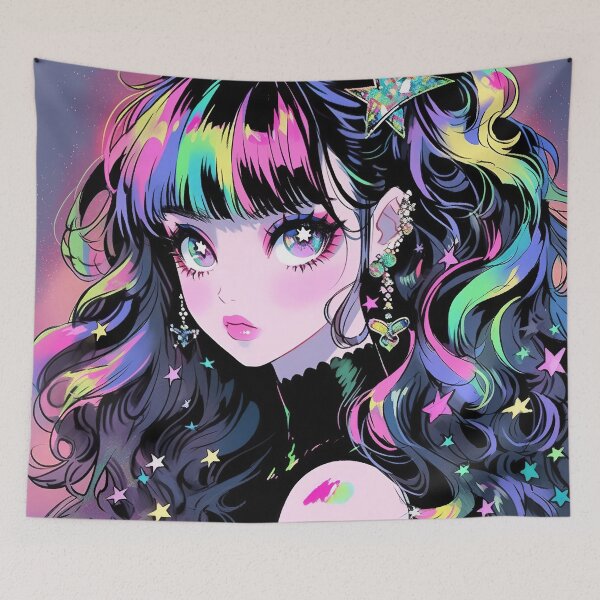 Item preview, Prism Starlight Kawaii Anime Portrait designed and sold by bubblegoth.