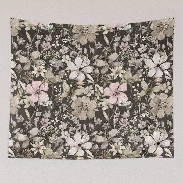 Item preview, Flower Paradise earthtones designed and sold by Elena Ivan - Papadopoulou.