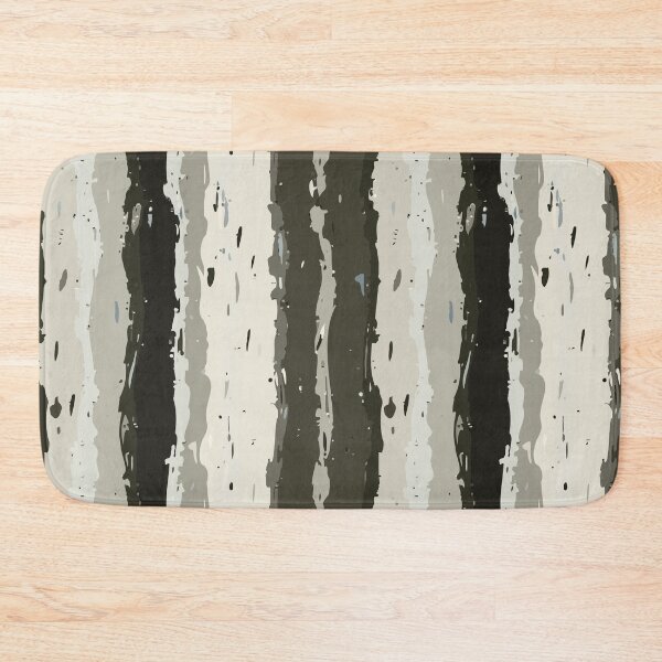 Item preview, Monochrome Painterly Stripes in Black, Grey, and Off-White designed and sold by Fezzyboo.