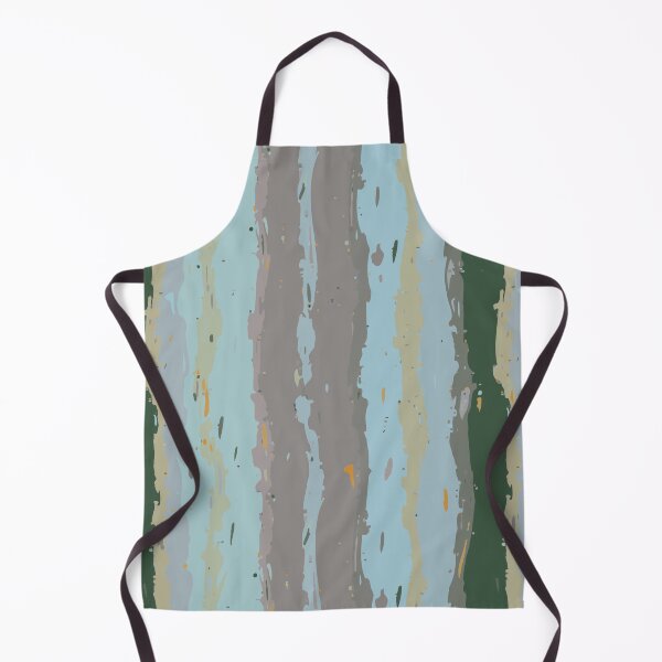 Item preview, Earthy Painterly Stripes in Sage Green, Blue, and Grey designed and sold by Fezzyboo.
