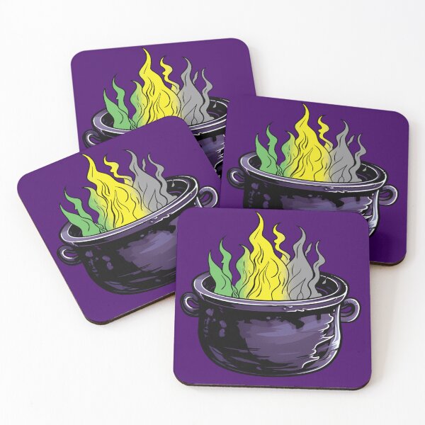 Item preview, Lithromantic Pride Flag Witches Cauldron , Subtle Lithromantic Witchy Design designed and sold by Travelslightly.
