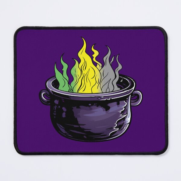 Item preview, Lithromantic Pride Flag Witches Cauldron , Subtle Lithromantic Witchy Design designed and sold by Travelslightly.