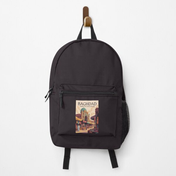 Item preview, Baghdad Iraq Bazaar Illustration Travel Art Vintage designed and sold by KrisSidDesigns.
