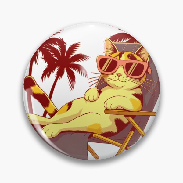Item preview, Sassy Beach Cat designed and sold by InkWardrobe2023.