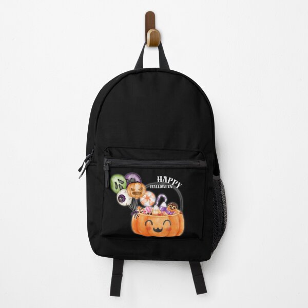 Item preview, Kawaii Trick-or-Treat Candy Bucket – Cute Halloween Sticker designed and sold by MomentumbyOla.