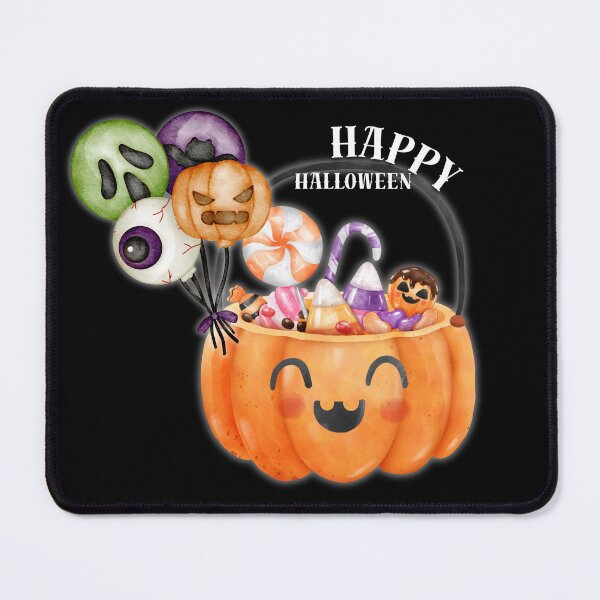 Item preview, Kawaii Trick-or-Treat Candy Bucket – Cute Halloween Sticker designed and sold by MomentumbyOla.