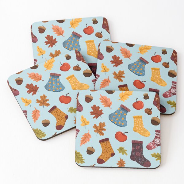 Item preview, AUTUMN CARTOON WALLPAPER PATTERN designed and sold by infinitearte.