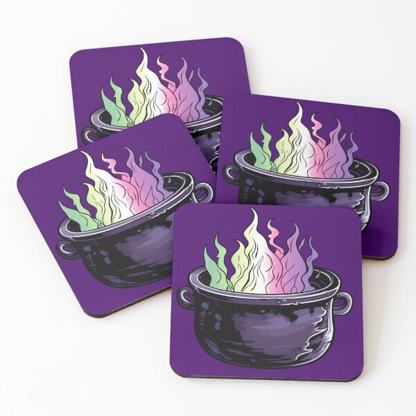 Item preview, Genderfae Pride Flag Witches Cauldron , Subtle Genderfae Witchy Design designed and sold by Travelslightly.