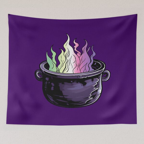 Item preview, Genderfae Pride Flag Witches Cauldron , Subtle Genderfae Witchy Design designed and sold by Travelslightly.