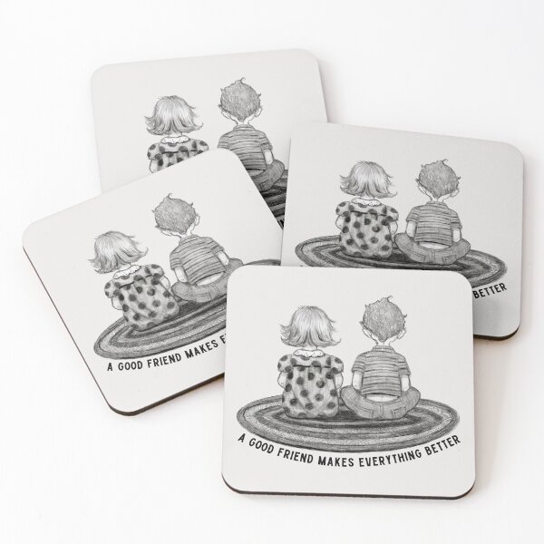 Item preview, A Good Friend Makes Everything BETTER, Kids Sharing Time Out designed and sold by JoyfulWhimsy.