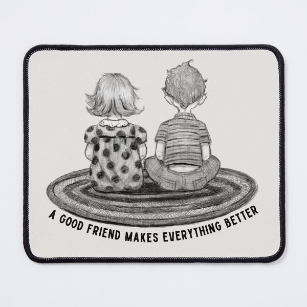 Item preview, A Good Friend Makes Everything BETTER, Kids Sharing Time Out designed and sold by JoyfulWhimsy.