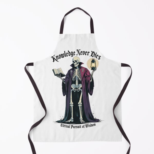 Item preview, skeleton professor– gothic academic robes dark academia streetwear design designed and sold by Maverick Spirit.