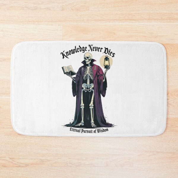 Item preview, skeleton professor– gothic academic robes dark academia streetwear design designed and sold by Maverick Spirit.