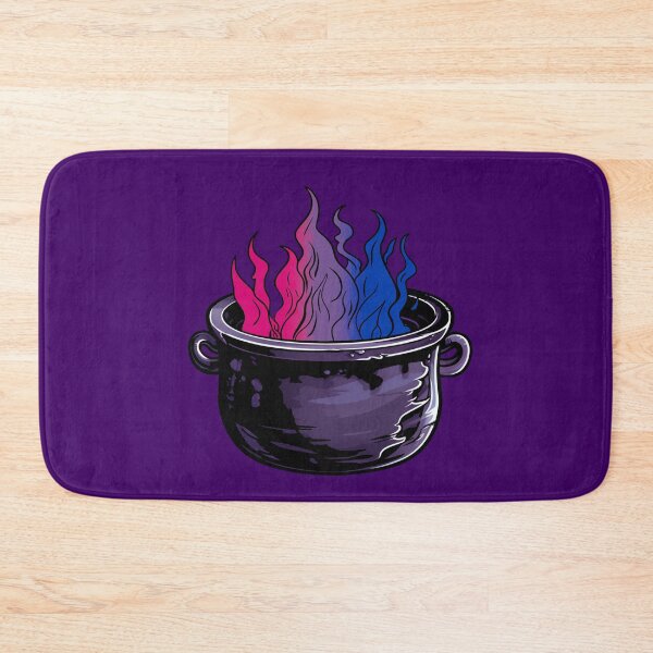Item preview, Bisexual Pride Flag Witches Cauldron , Subtle Bisexual Witchy Design designed and sold by Travelslightly.