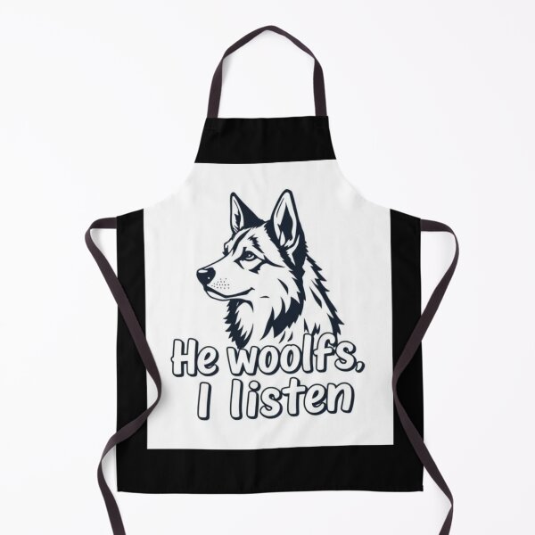 Item preview, He woofs, I listen designed and sold by SSMC DREAM DESIGN.