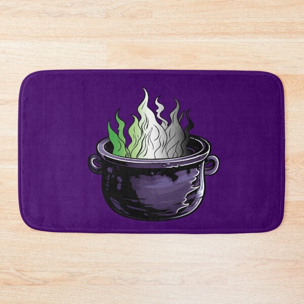 Item preview, Aromantic Pride Flag Witches Cauldron , Subtle Aromantiic Witchy Design designed and sold by Travelslightly.