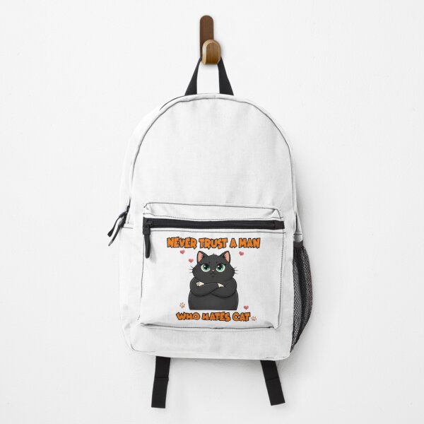 Item preview, Never Trust a Man Who Doesn’t Like Cats – Funny Cat Lover Items designed and sold by VisualArtworx.