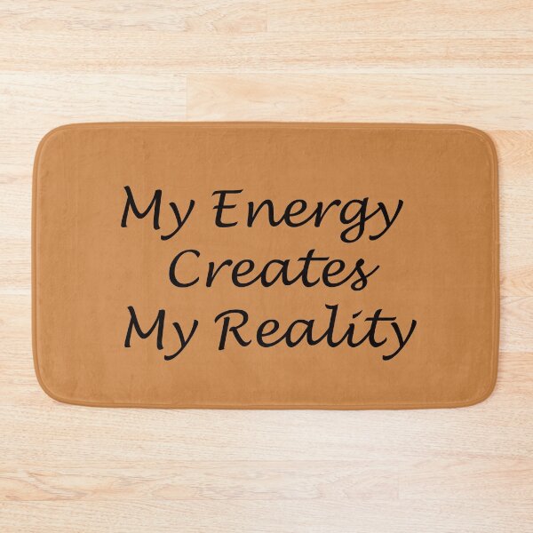 Item preview, My Energy Creates My Reality – Spiritual Vibes Quote Design designed and sold by ArtNestVerse.