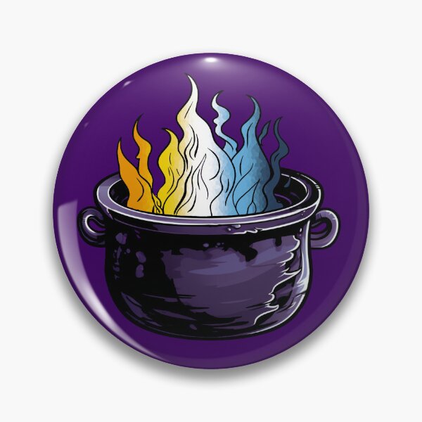Item preview, AroAce Pride Flag Witches Cauldron , Subtle AroAce Witchy Design designed and sold by Travelslightly.