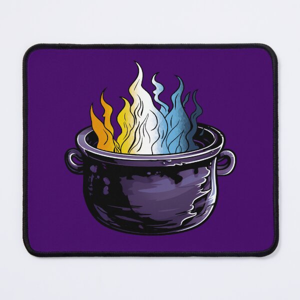 Item preview, AroAce Pride Flag Witches Cauldron , Subtle AroAce Witchy Design designed and sold by Travelslightly.