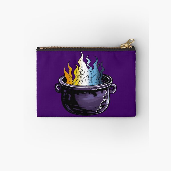 Item preview, AroAce Pride Flag Witches Cauldron , Subtle AroAce Witchy Design designed and sold by Travelslightly.
