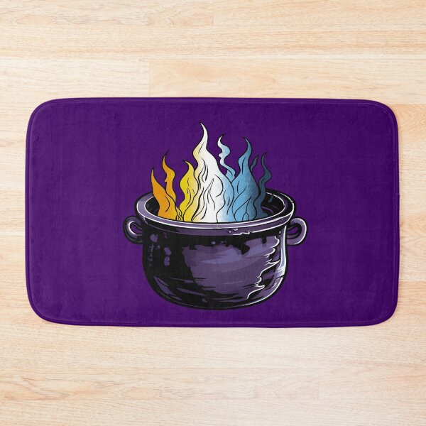 Item preview, AroAce Pride Flag Witches Cauldron , Subtle AroAce Witchy Design designed and sold by Travelslightly.