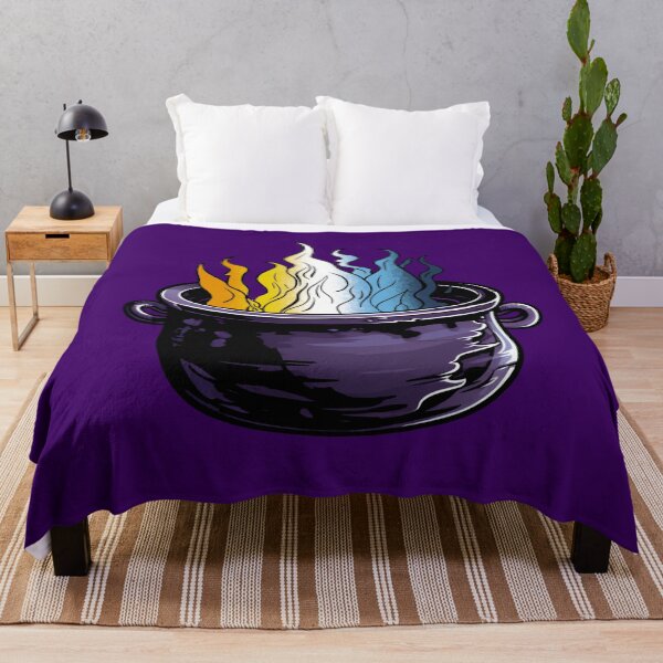 Item preview, AroAce Pride Flag Witches Cauldron , Subtle AroAce Witchy Design designed and sold by Travelslightly.