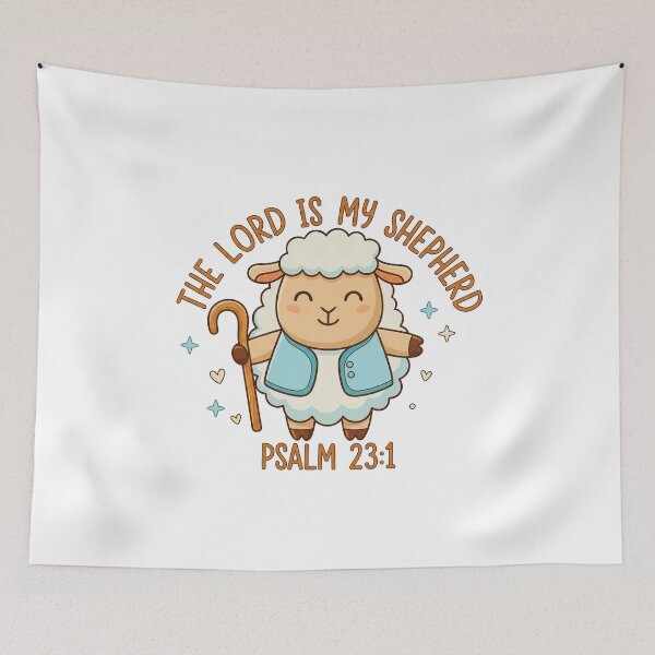 Item preview, Bible Verse Inspirational Design- PSALM 23:1 designed and sold by VisualArtworx.